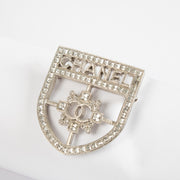 Authentic pre-loved Chanel Shield Crystal Brooch 16V on Labellov.com