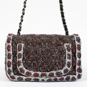 shop 100% authentic second hand Chanel Multicolor Silver Mini Tweed Flap Bag on Labellov.com