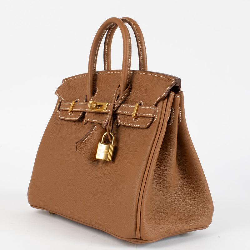 Hermès Birkin 25 Gold Togo GHW