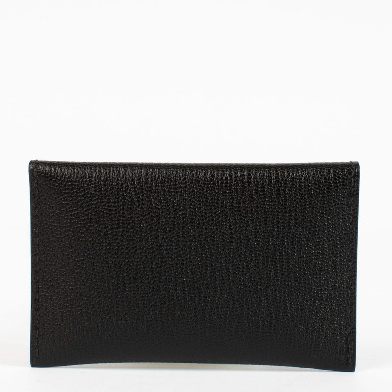 Authentic pre-loved Hermès Black MM Envelope Card Holder on Labellov.com