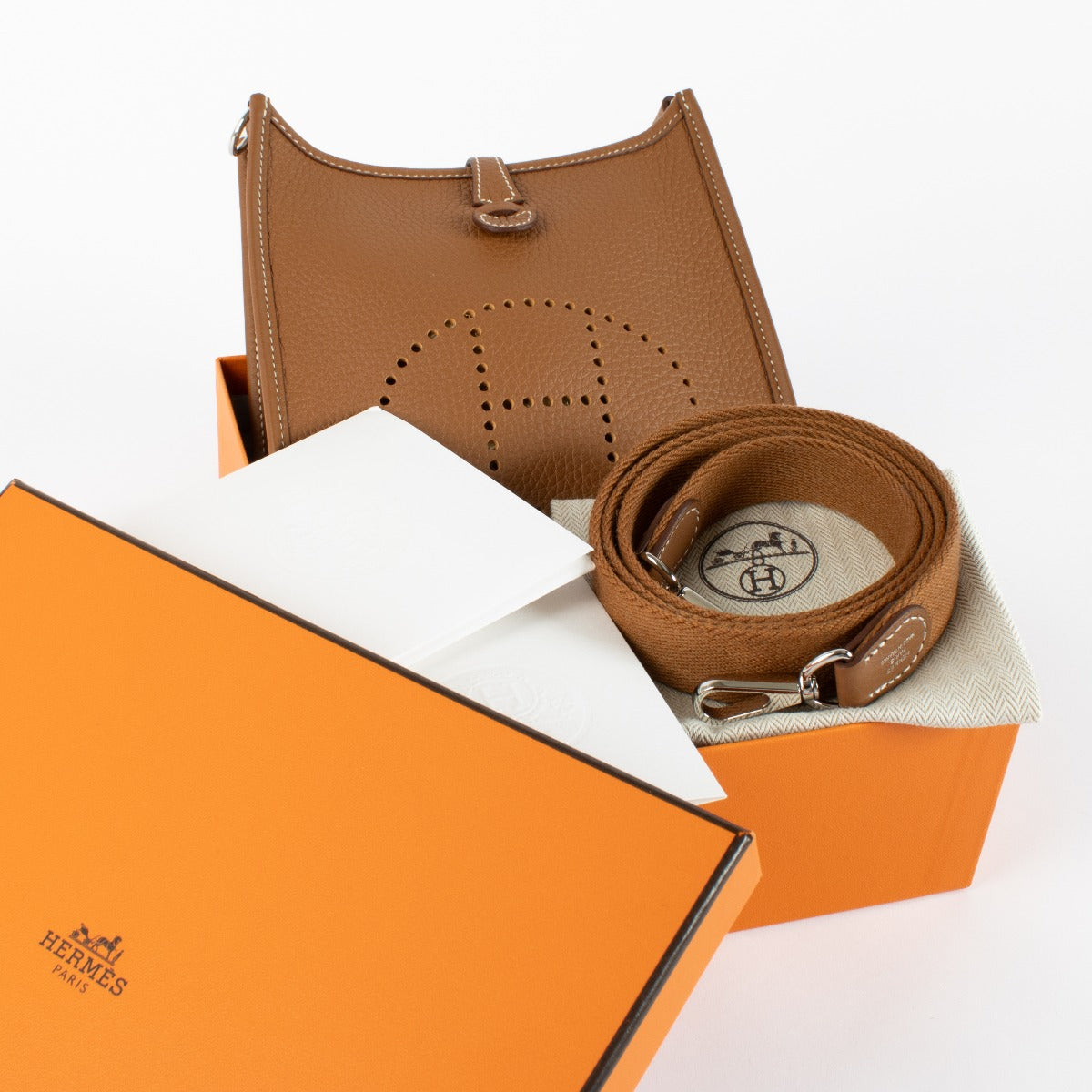 Hermès Evelyne 16 Gold Clemence PHW