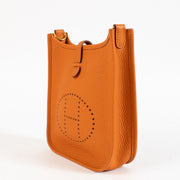Authentic pre-loved Hermès Evelyne 16 Orange Clemence GHW on Labellov.com