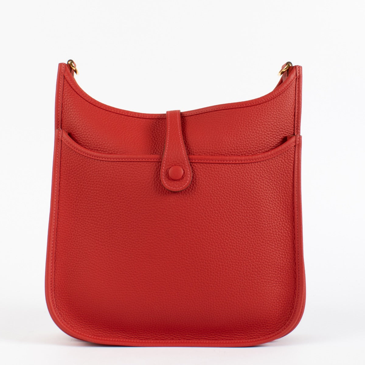 Hermès Evelyne III 29 Vermillon Clemence GHW