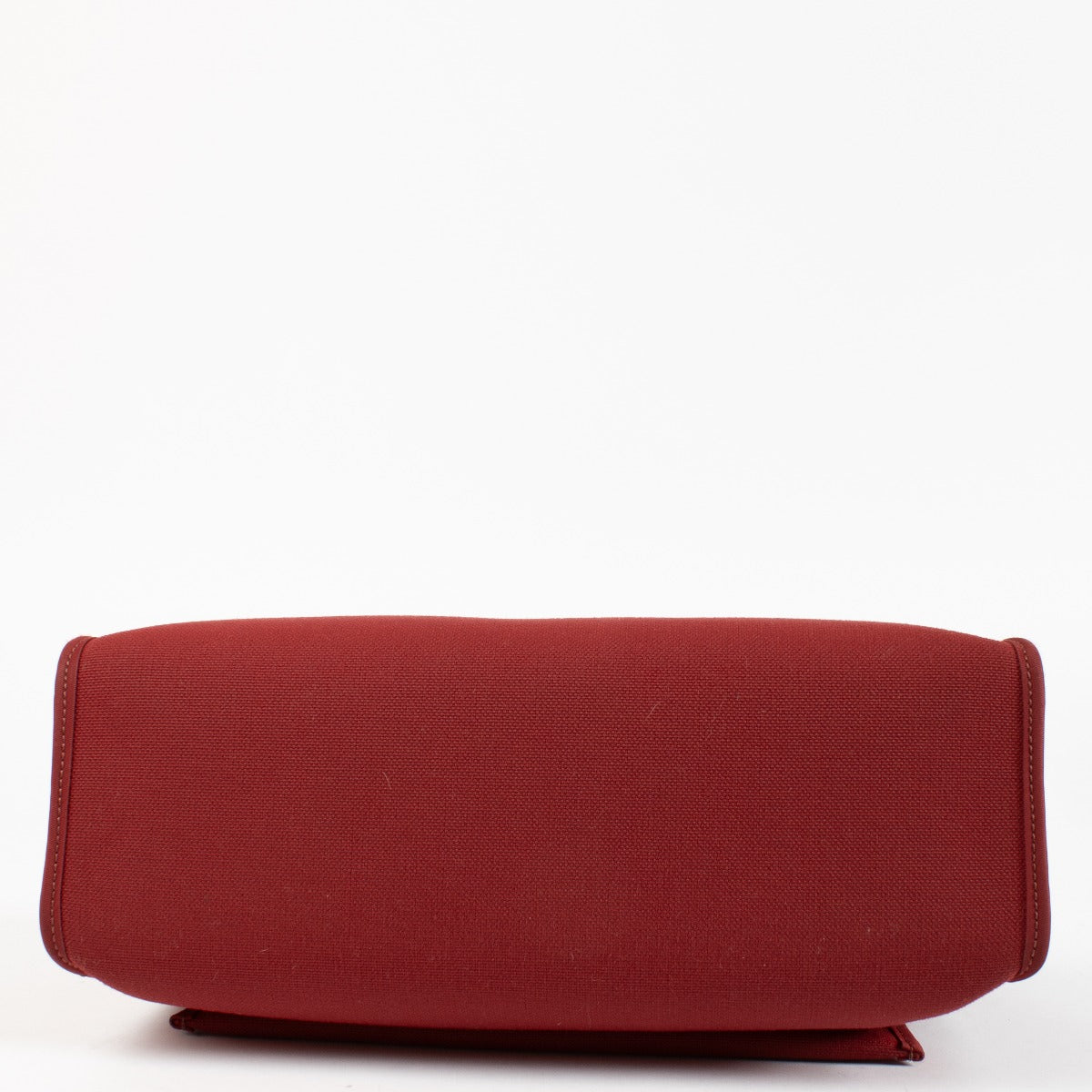 Hermès Herbag Zip 31 Rouge Grenat/Naturel Sable Toile Militaire/Hunter PHW