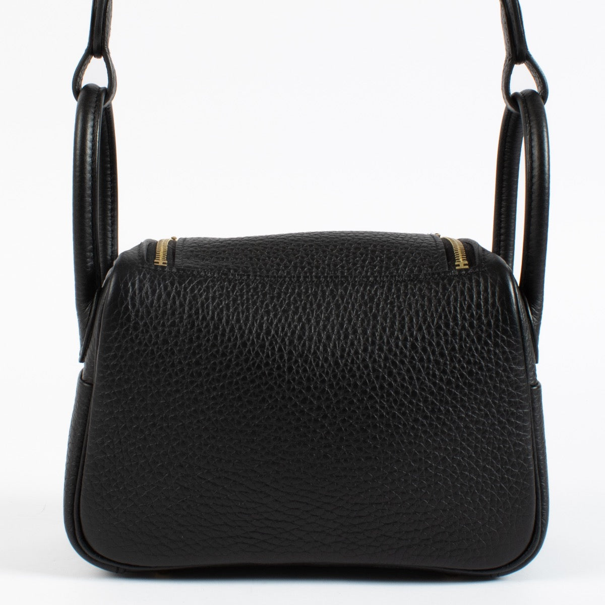shop 100% authentic second hand Hermès Lindy Mini Black Clemence GHW on Labellov.com