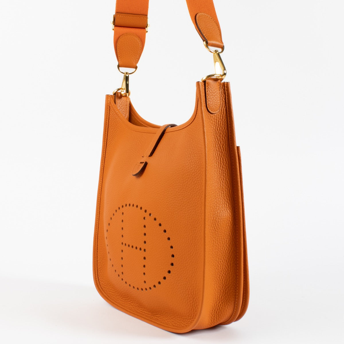 Hermès Evelyne III 29 Orange Clemence GHW