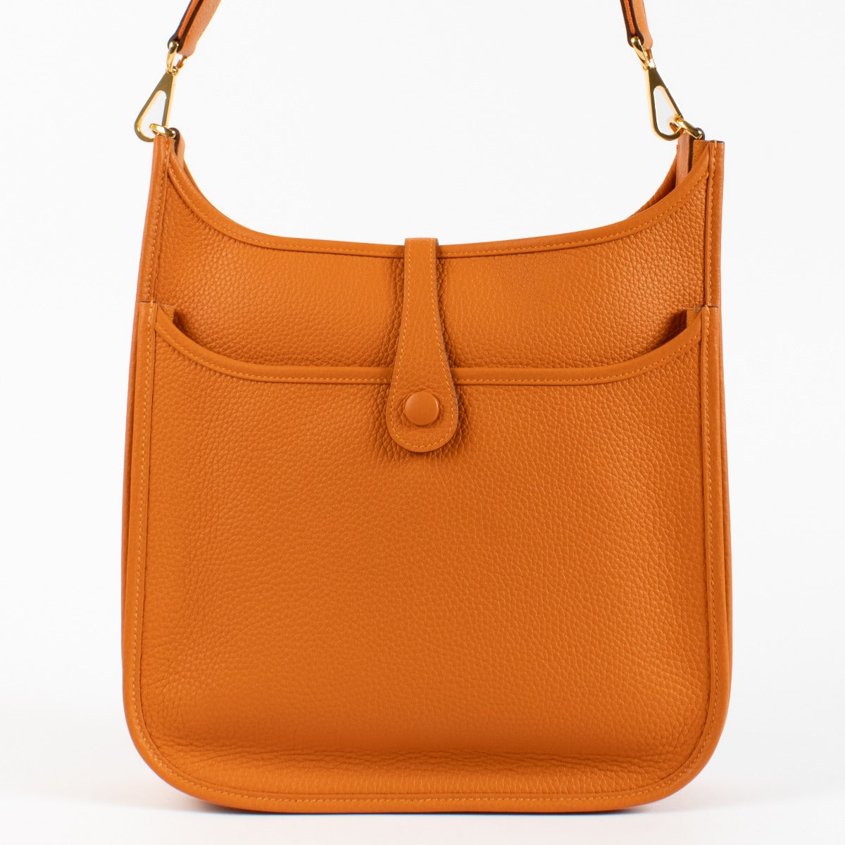 Hermès Evelyne III 29 Orange Clemence GHW