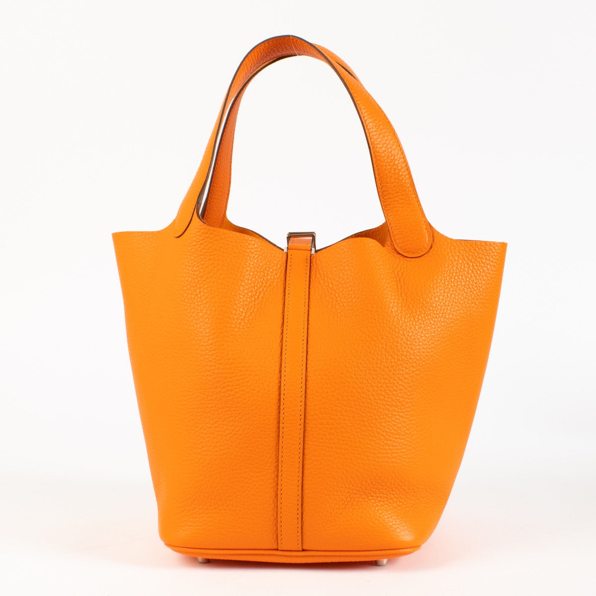 Hermès Picotin Lock 22 Orange Clemence PHW