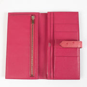 shop 100% authentic second hand Hermès Bearn Pink Ostrich Long Wallet on Labellov.com