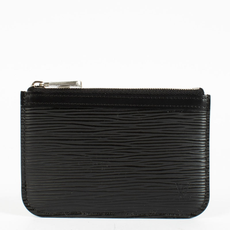 Authentic pre-loved Louis Vuitton Black Epi Key Pouch on Labellov.com