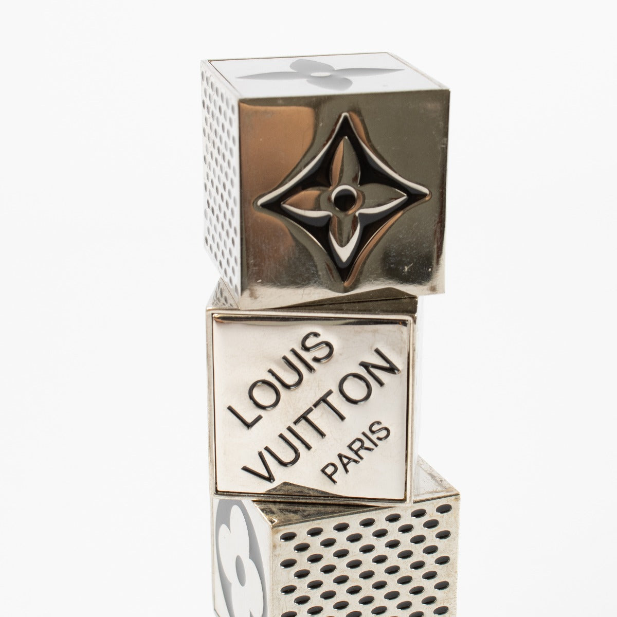 Authentic pre-loved Louis Vuitton Monogram Cube Dice Game Set on Labellov.com