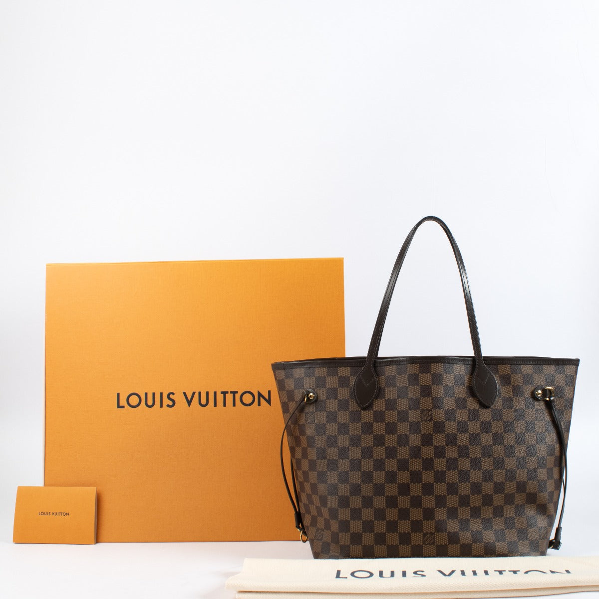 Authentic pre-loved Louis Vuitton Damier Ebene Neverfull MM on Labellov.com