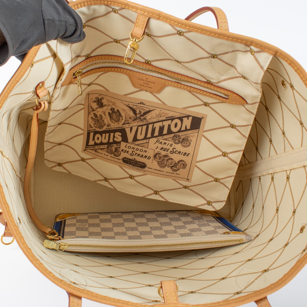 Louis Vuitton Damier Azur Porto Cervo Neverfull MM