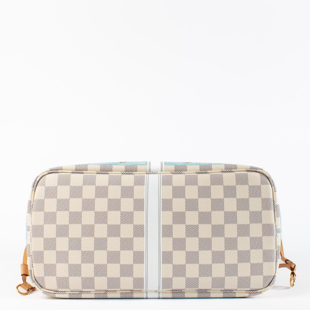shop 100% authentic second hand Louis Vuitton Damier Azur Porto Cervo Neverfull MM on www.labellov.com