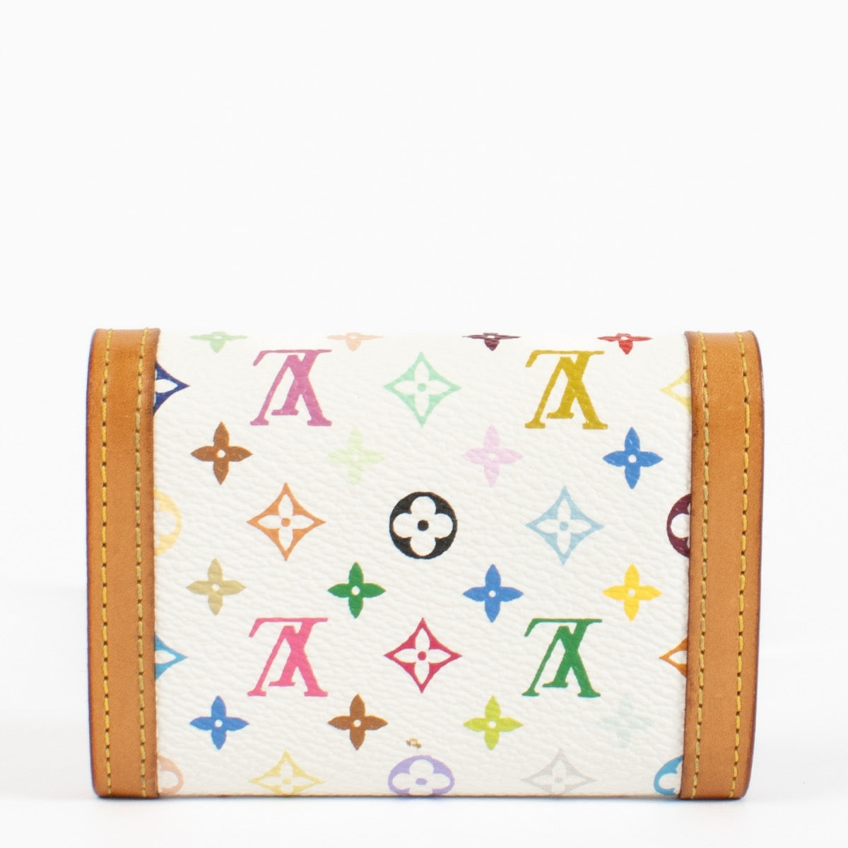 shop 100% authentic second hand Louis Vuitton x Takashi Murakami White Multicolor Monogram Wallet on Labellov.com