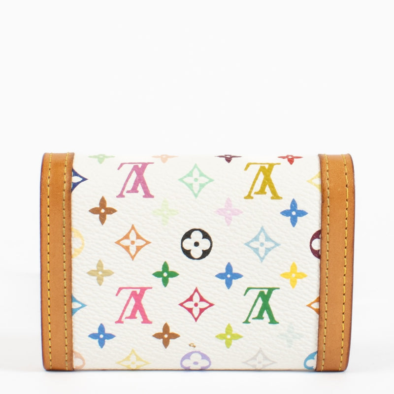 shop 100% authentic second hand Louis Vuitton x Takashi Murakami White Multicolor Monogram Wallet on Labellov.com