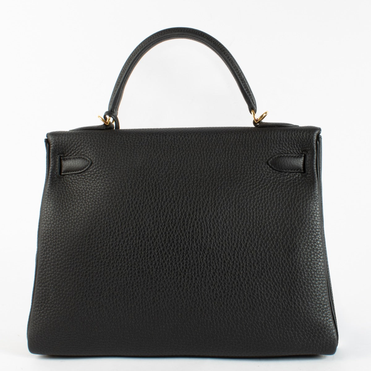 Hermès Kelly 32 Zwart Togo GHW