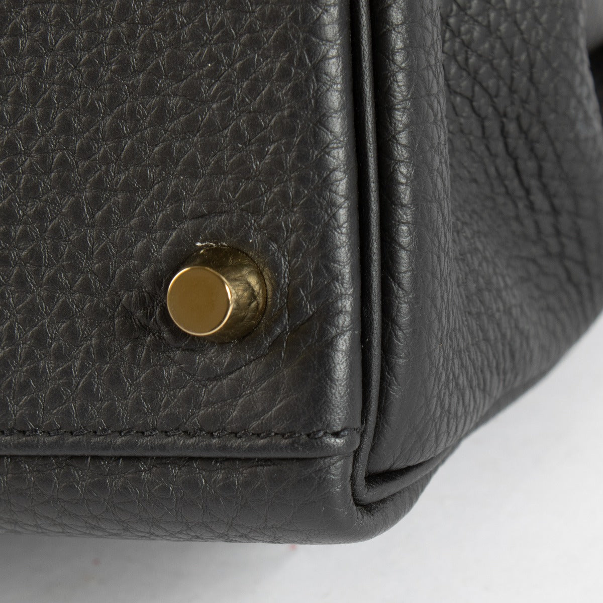 Hermès Kelly 32 Zwart Togo GHW