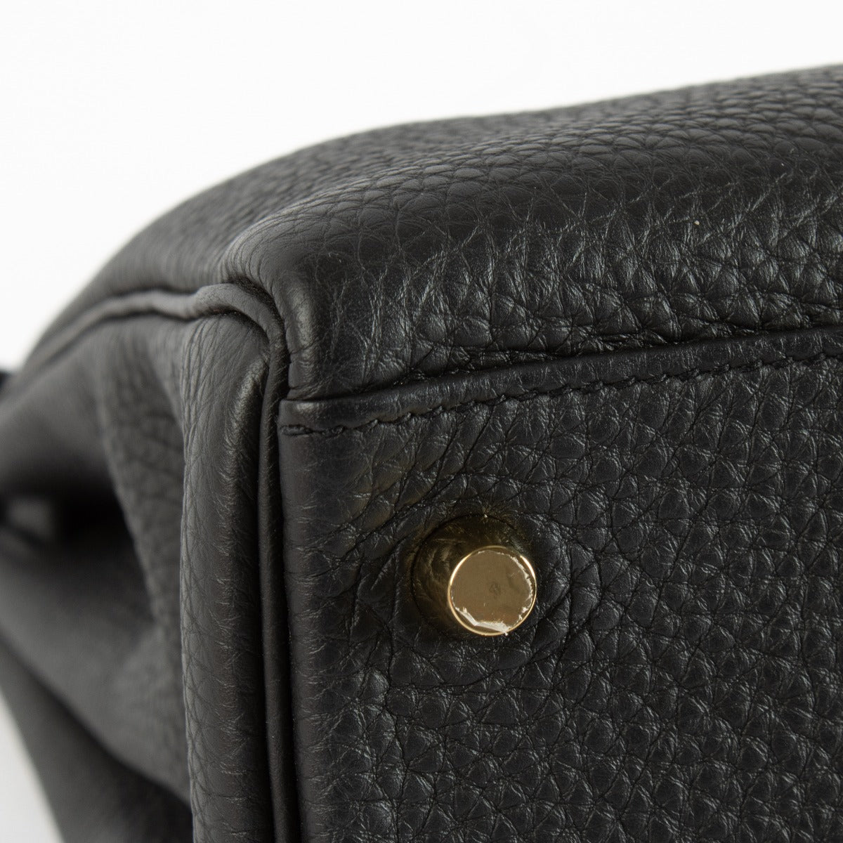 Hermès Kelly 32 Zwart Togo GHW