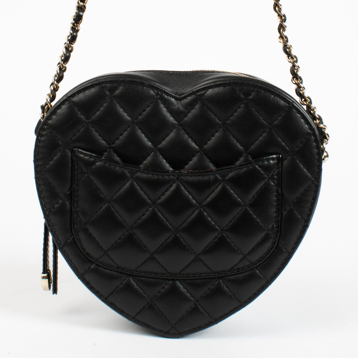 Sac Cœur Large Chanel 22S CC In Love en Agneau Noir