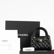 Shop this 100% authentic Chanel Black Kelly Nano Mini Shopping Bag at Labellov.com