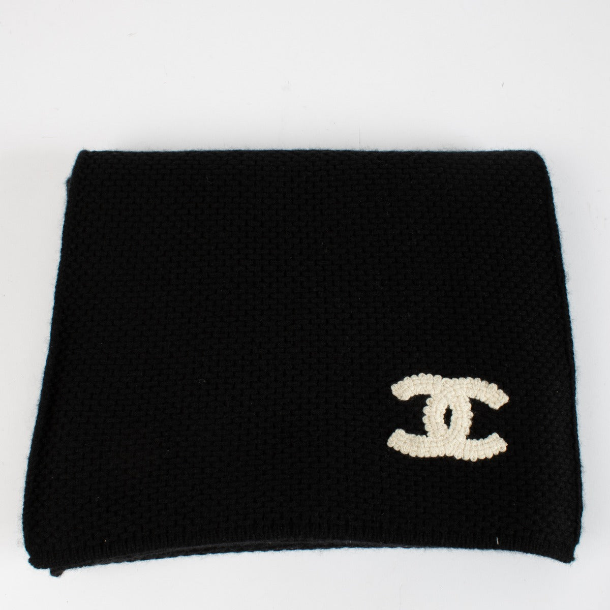 Chanel Black Scarf