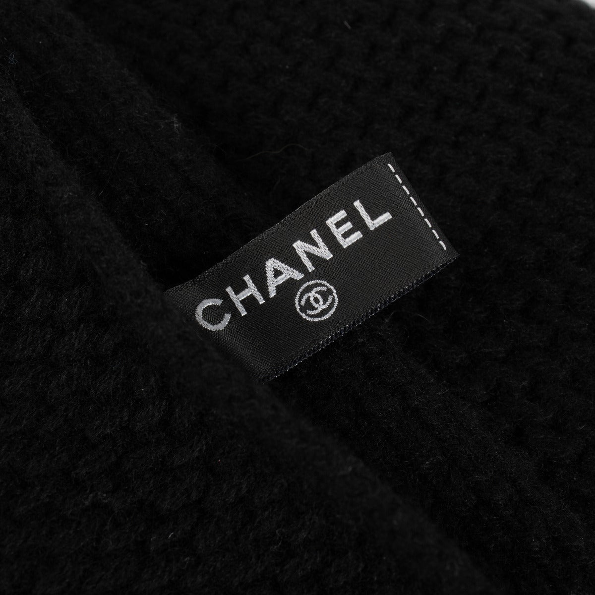 Chanel Black Scarf