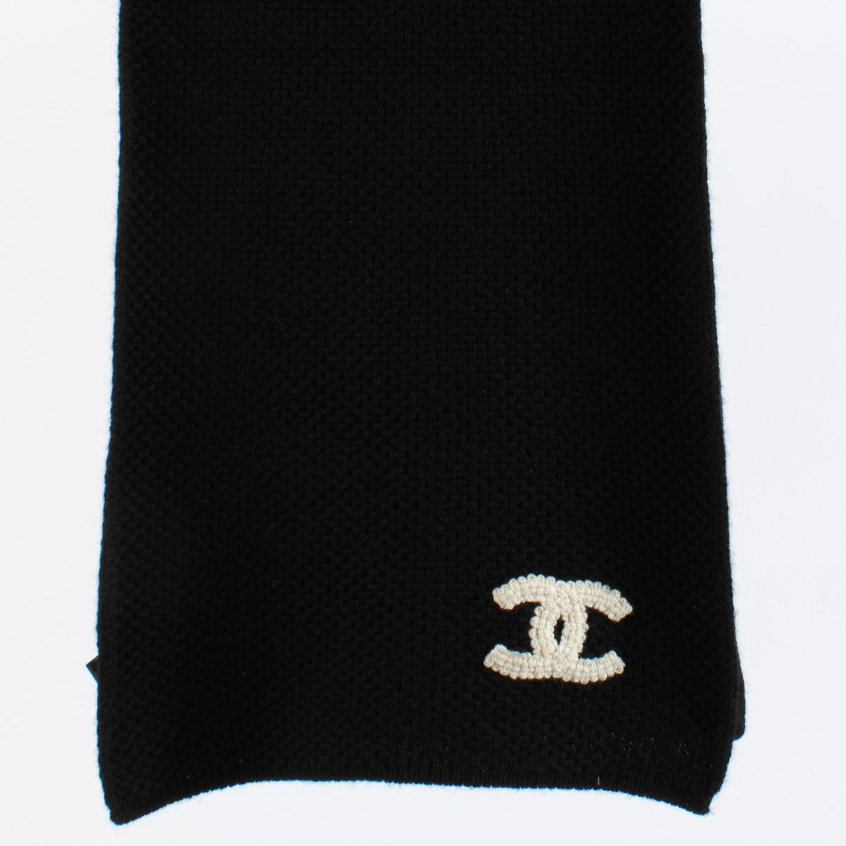 Chanel Black Scarf