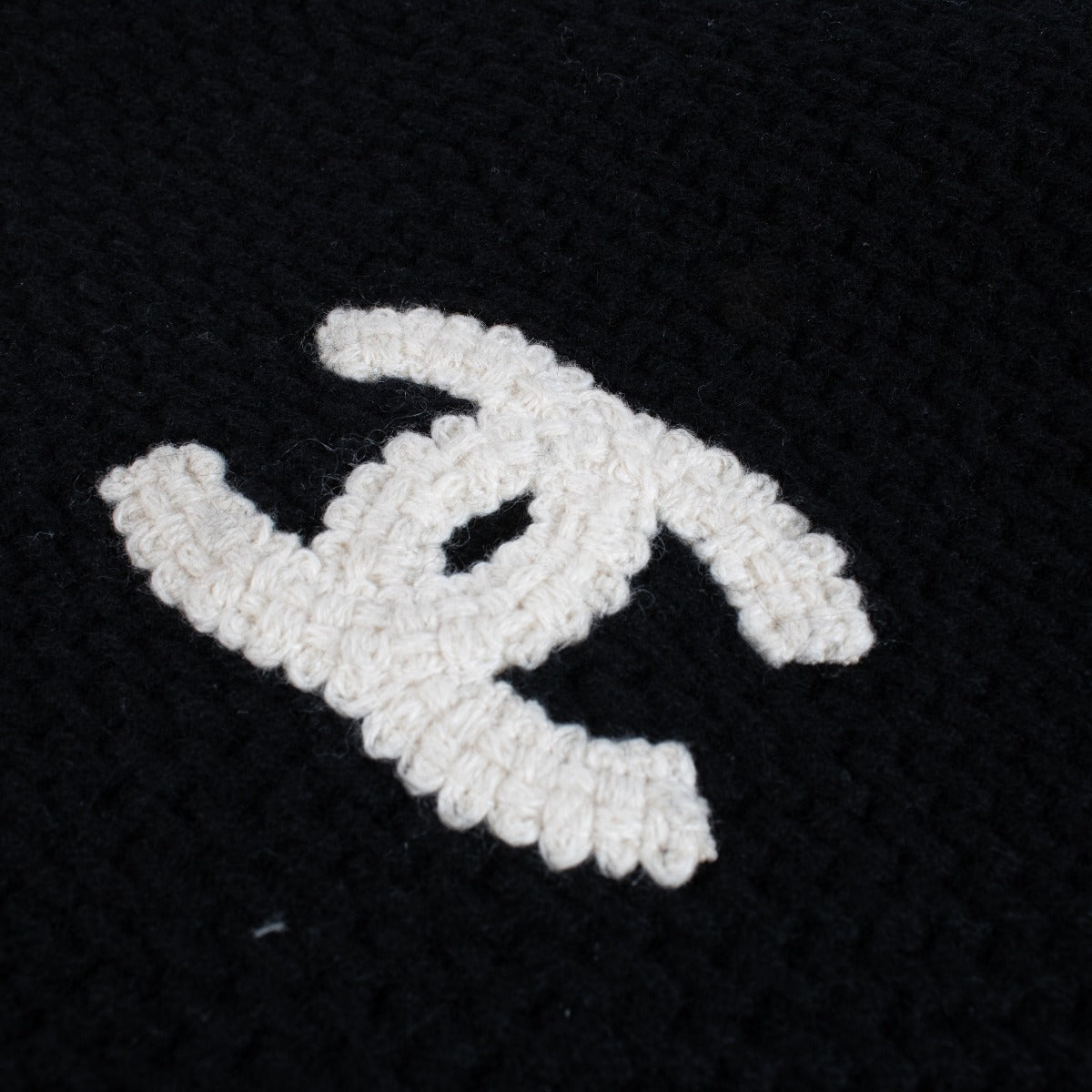 Chanel Black Scarf