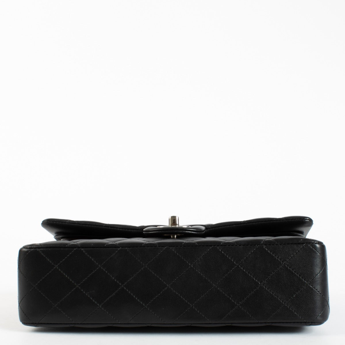 Chanel Zwarte Lamsleren Medium Classic 11.12 Tas