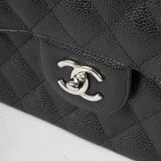 Authentic pre-loved Chanel Classic Large/Jumbo Black Caviar Flap Bag on Labellov.com