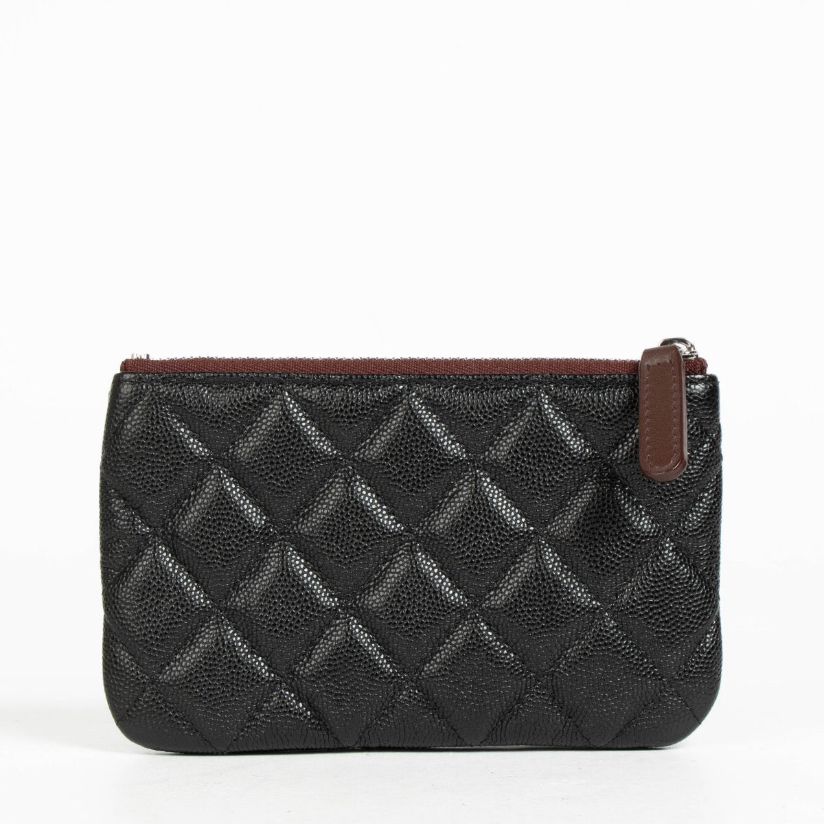 Authentic pre-loved Chanel Black Classic Small Zipped Pouch on Labellov.com