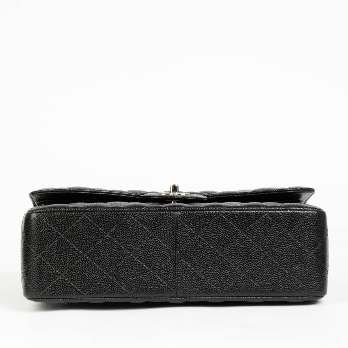 Authentic Chanel Black Caviar Large/Jumbo Classic Bag on Labellov.com
