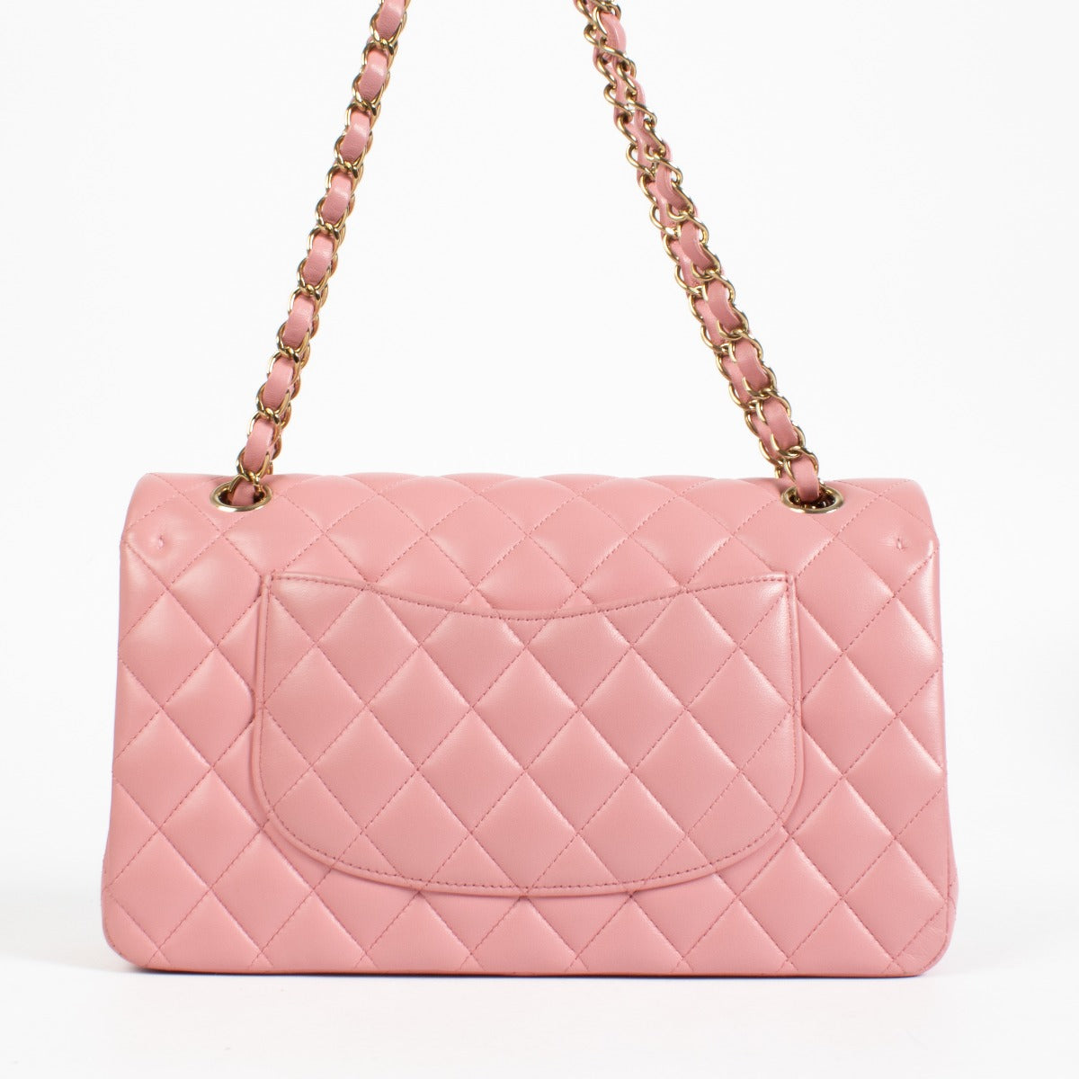 Chanel Pink Lambskin Medium Classic 11.12 Bag