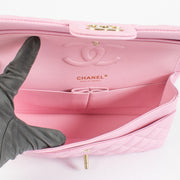 Authentic preloved Chanel Pink Caviar Medium Classic Flap Bag on Labellov.com