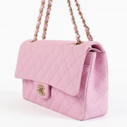 Authentic preloved Chanel Pink Caviar Medium Classic Flap Bag on Labellov.com