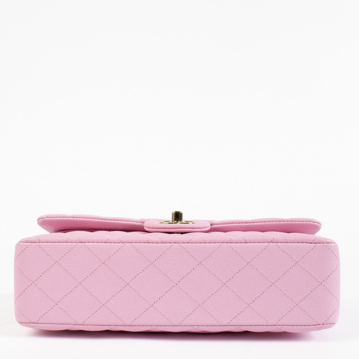 Authentic preloved Chanel Pink Caviar Medium Classic Flap Bag on Labellov.com