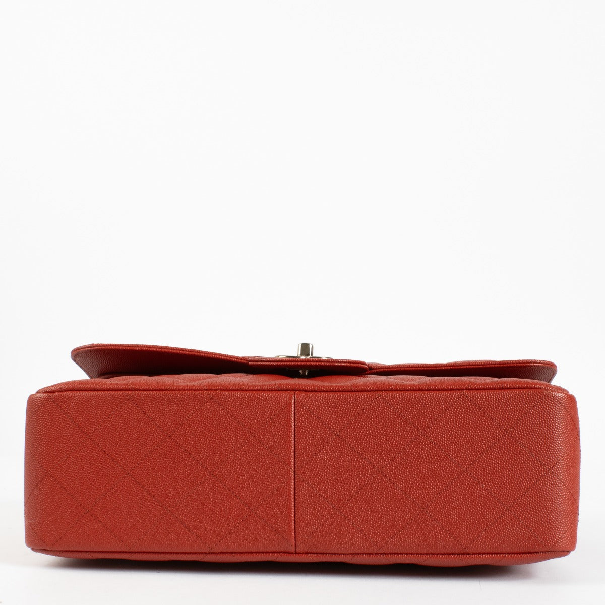 Chanel Rode Caviar Grote Klassieke Handtas