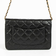 Authentic pre-loved Chanel Black Caviar Wallet On Chain on Labellov.com