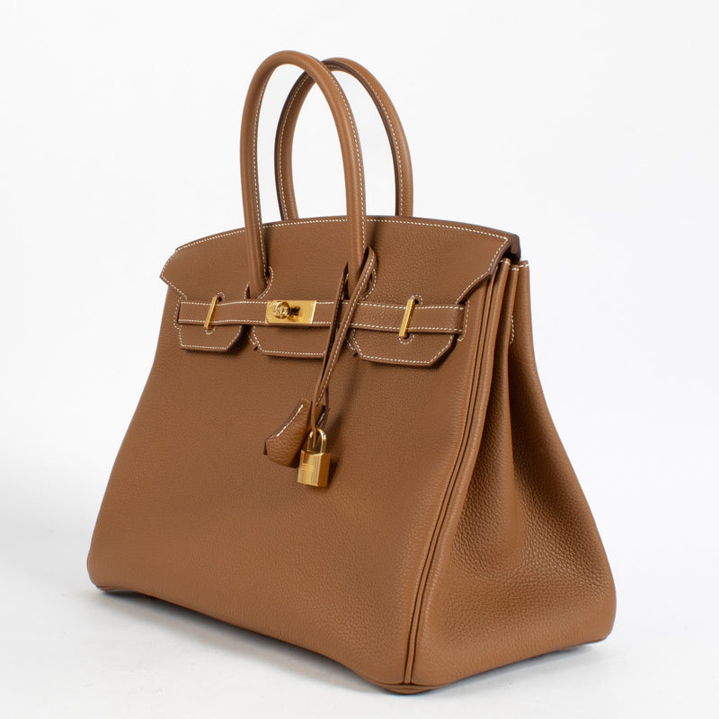 Hermès Birkin 35 Gold Togo GHW