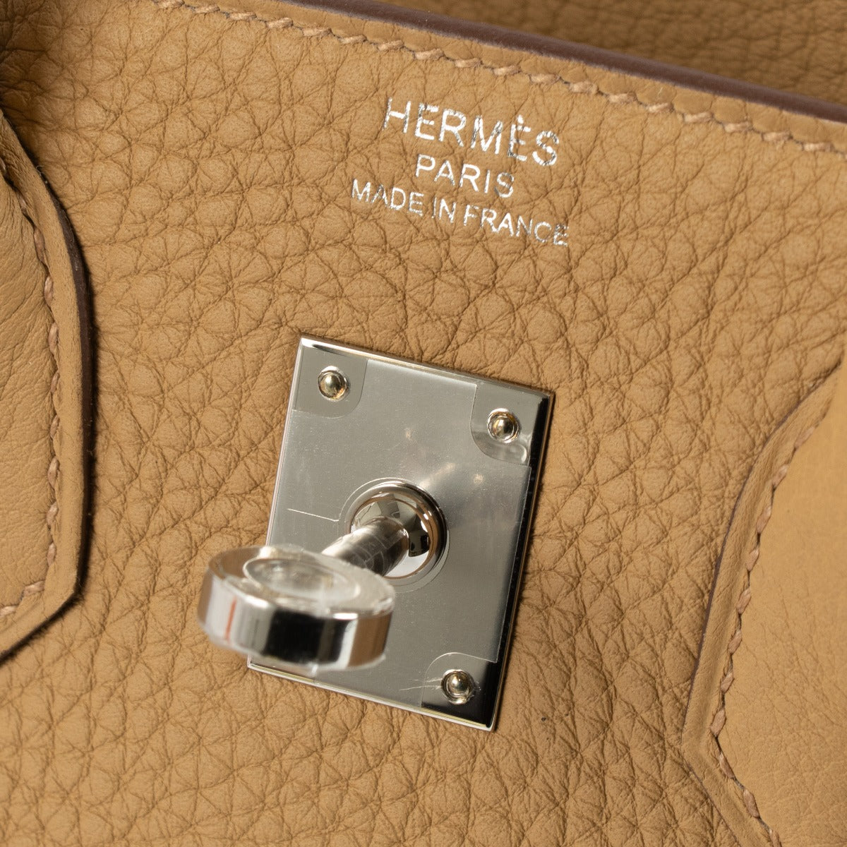 Hermès Birkin 25 Biscuit Togo PHW