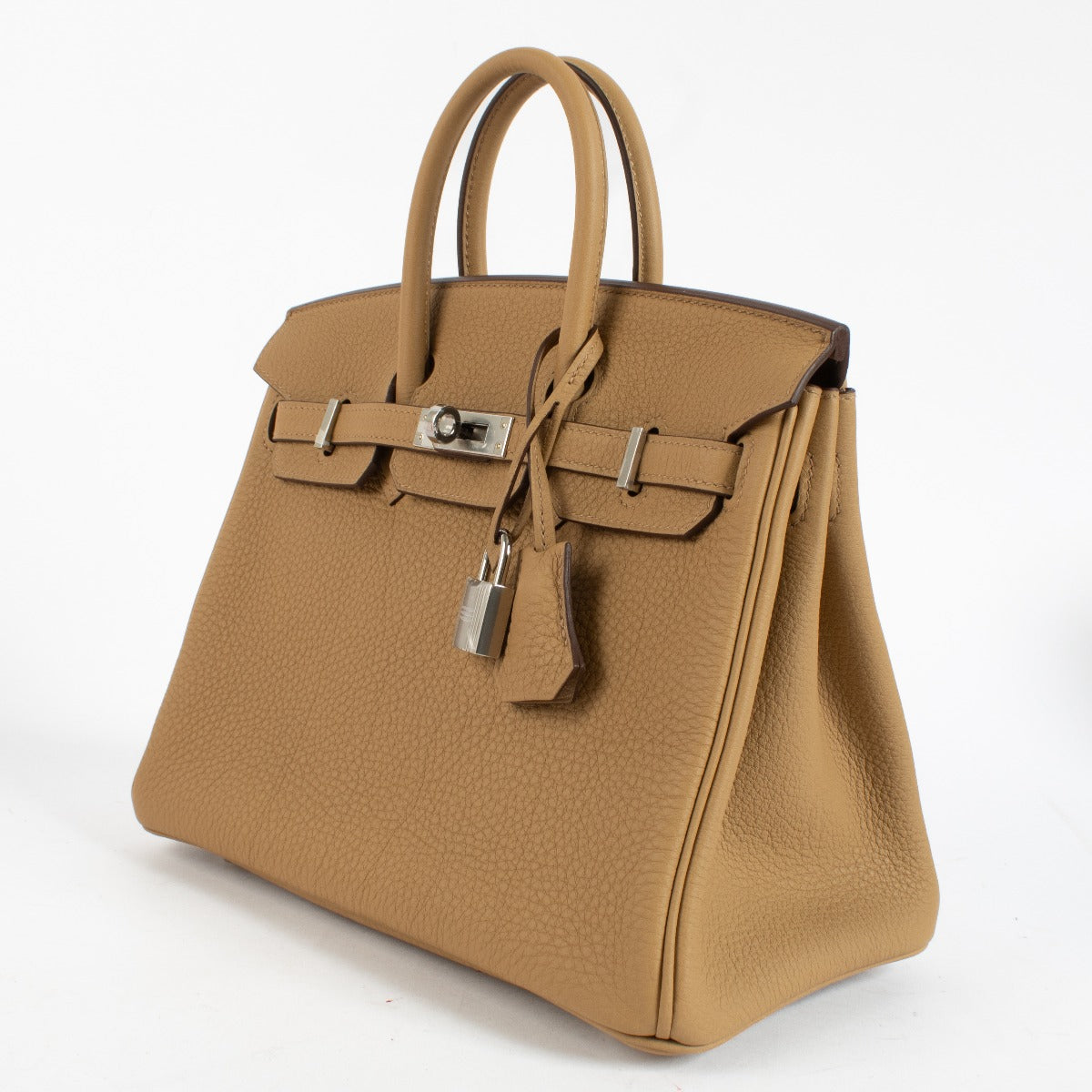 Brand new store fresh 2025 Hermès Birkin 25 Biscuit Togo Palladium Hardware