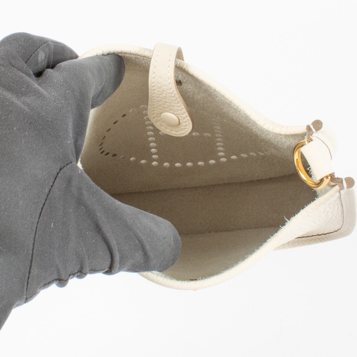 Hermès Evelyne 16 Craie Clemence GHW
