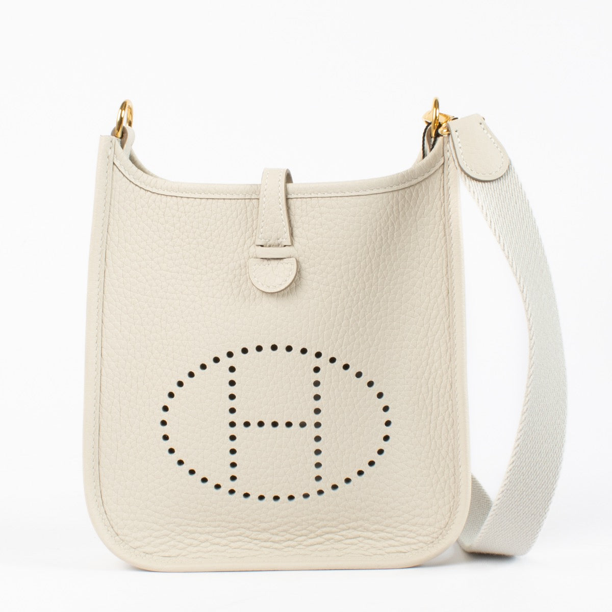 Hermès Evelyne 16 Craie Clemence GHW