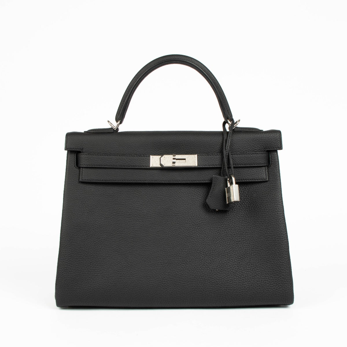 Hermès Kelly 32 Black Togo PHW
