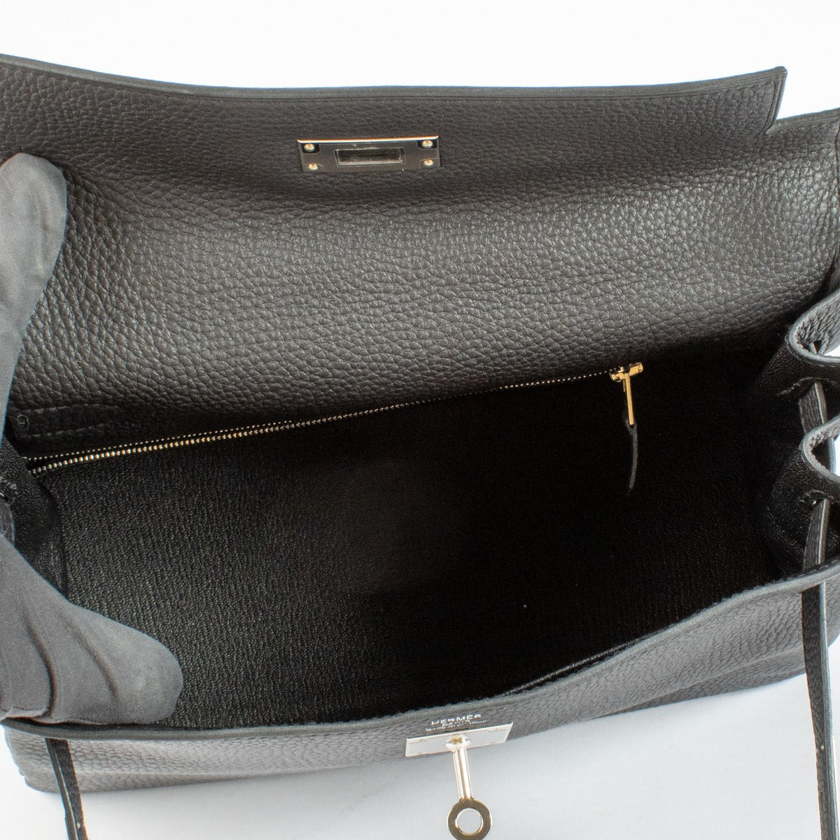 Hermès Kelly 28 Black Togo PHW