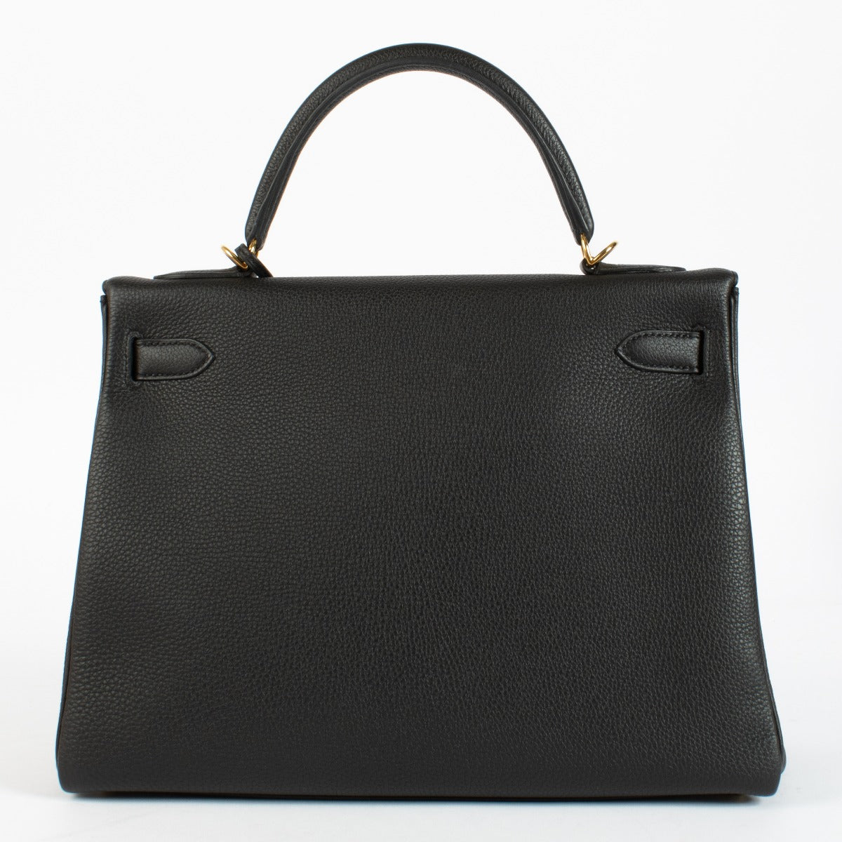 Hermès Kelly 32 Zwart Togo GHW