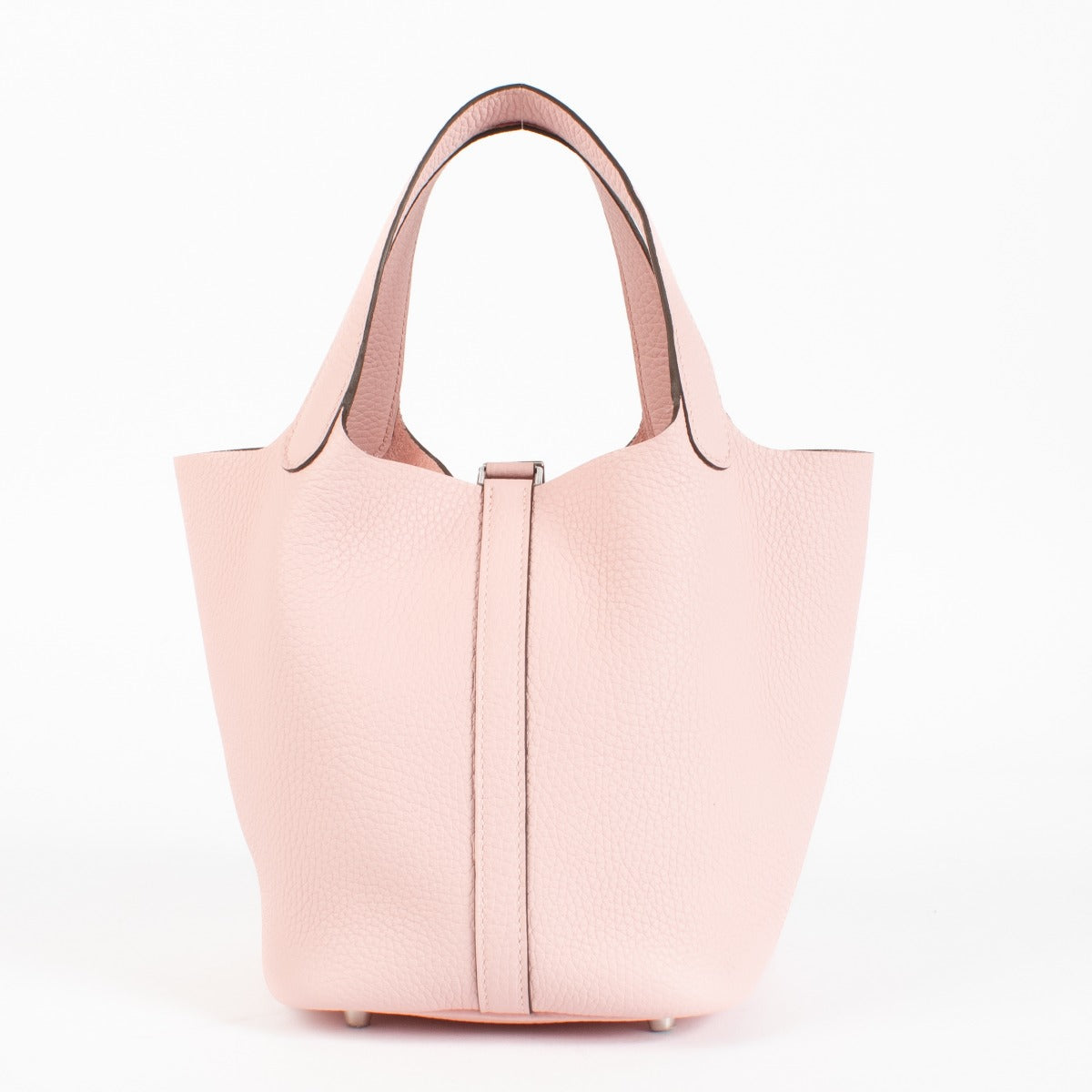 Hermès Picotin Lock 18 Rose Sakura Clemence PHW