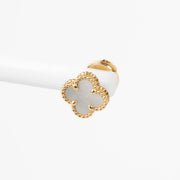 Shop this authentic Van Cleef & Arpels Sweet Alhambra Mother Of Pearl 18K Yellow Gold Earrings pre-loved on Labellov.com