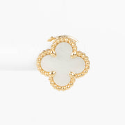 Shop this authentic Van Cleef & Arpels Sweet Alhambra Mother Of Pearl 18K Yellow Gold Earrings pre-loved on Labellov.com
